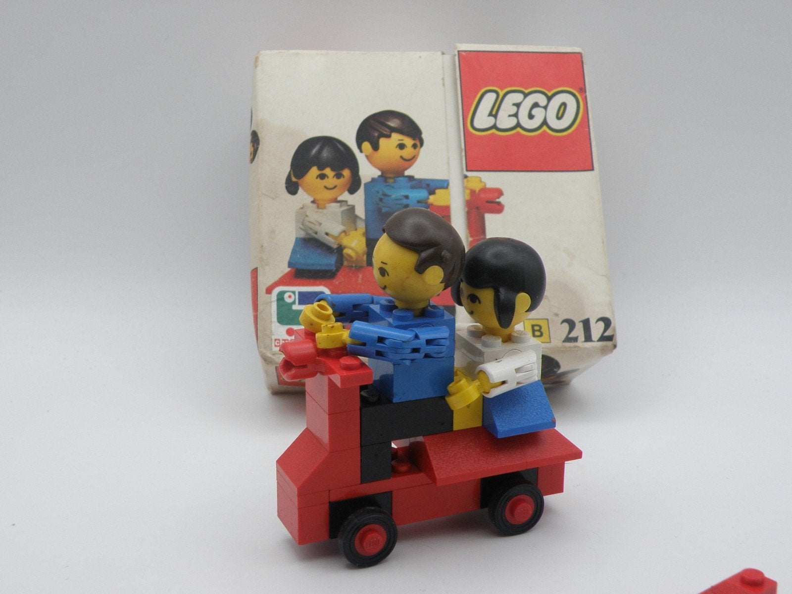 Lego 212-2 Scooter  100% Compleet met doos Vintage, Verzamelen, G1, Ophalen of Verzenden, Gebruikt