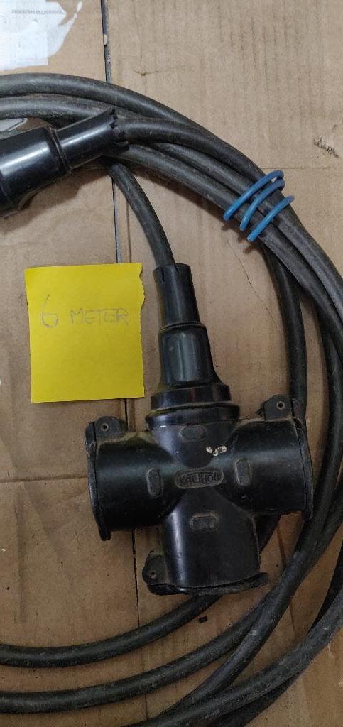Verlengkabel met 3 stroomcontacten, Ophalen, Gebruikt, Kabel of Snoer