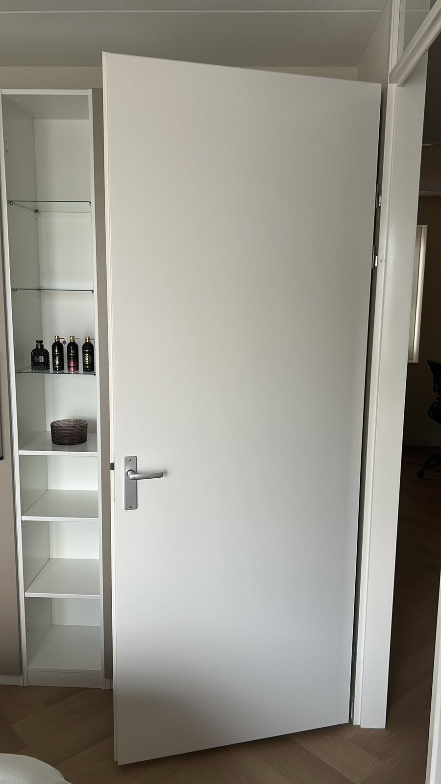 Opdekdeur wit, Ophalen, Nieuw, Binnendeur, 200 tot 215 cm