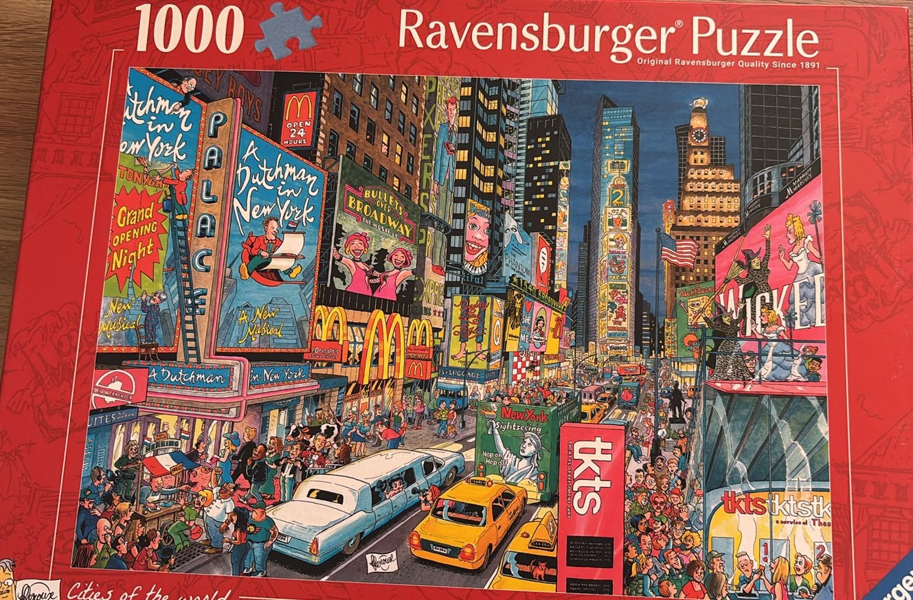 Ravensburger New York 1000 stukjes, Ophalen, 500 t/m 1500 stukjes, Zo goed als nieuw
