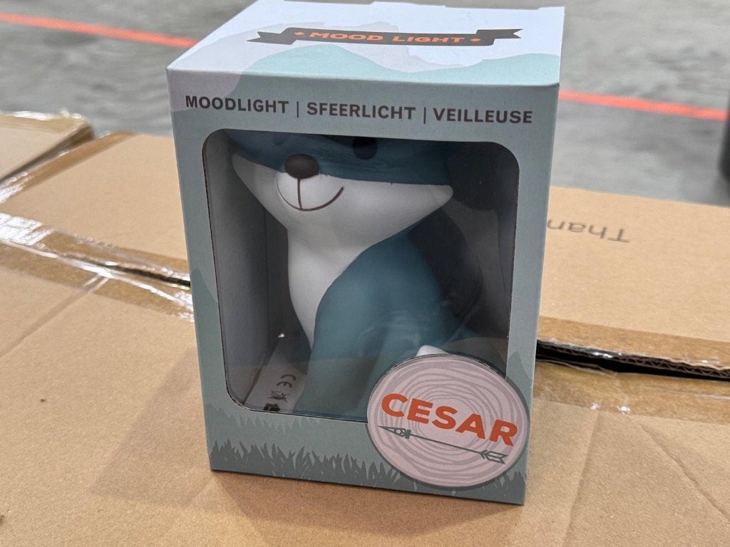 Led Nachtlampje Vos Cesar blauw, 48 stuks, Ophalen, Nieuw, E27 (groot), Led-lamp