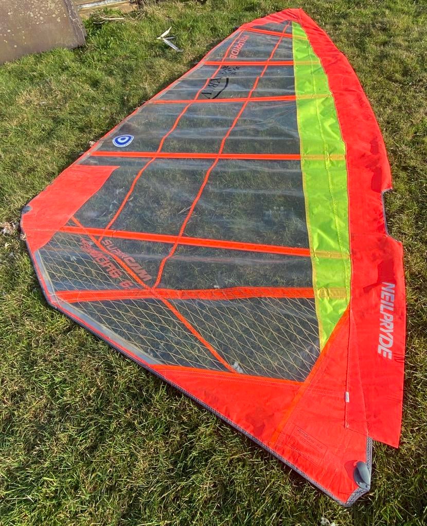 Neilpryde Windsurf race zeil 6,5m2, Ophalen, Gebruikt, Zeil