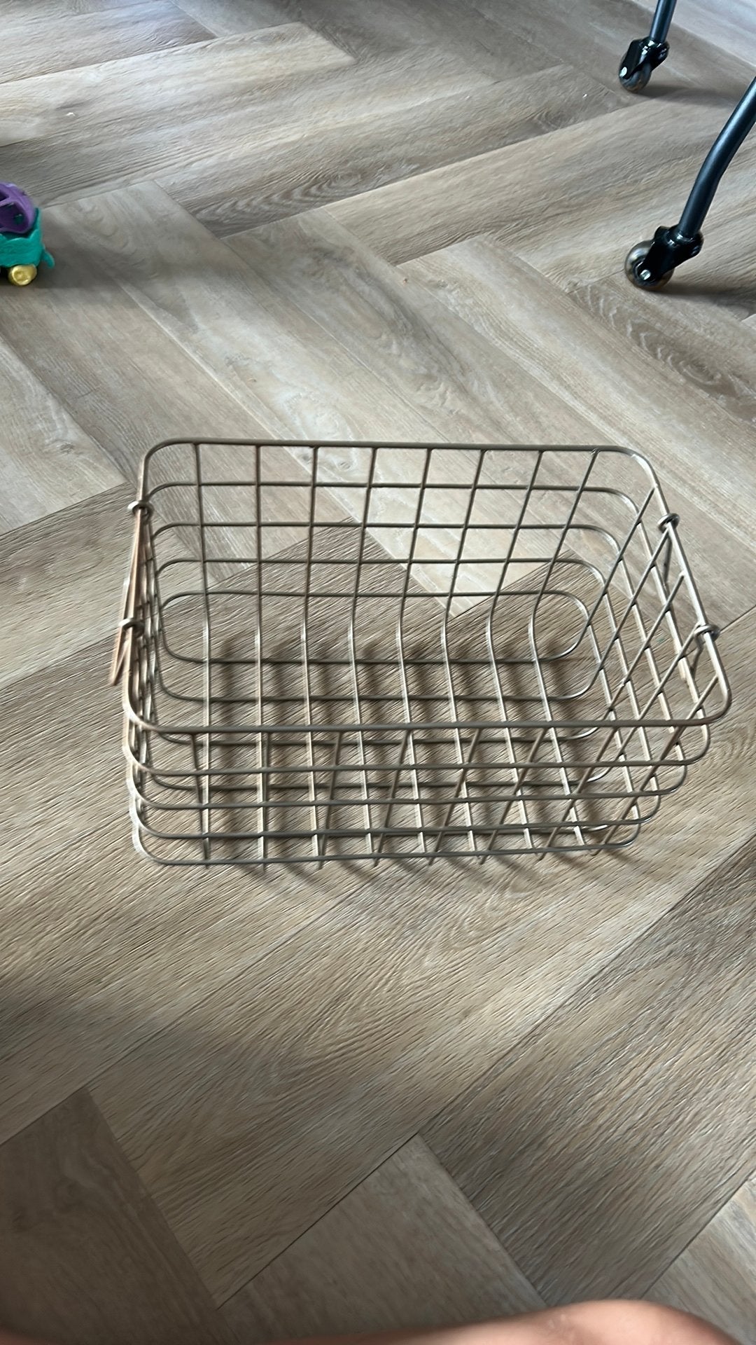 Leuke ijzeren mand, Overige materialen, Mand, Vierkant, Nieuw