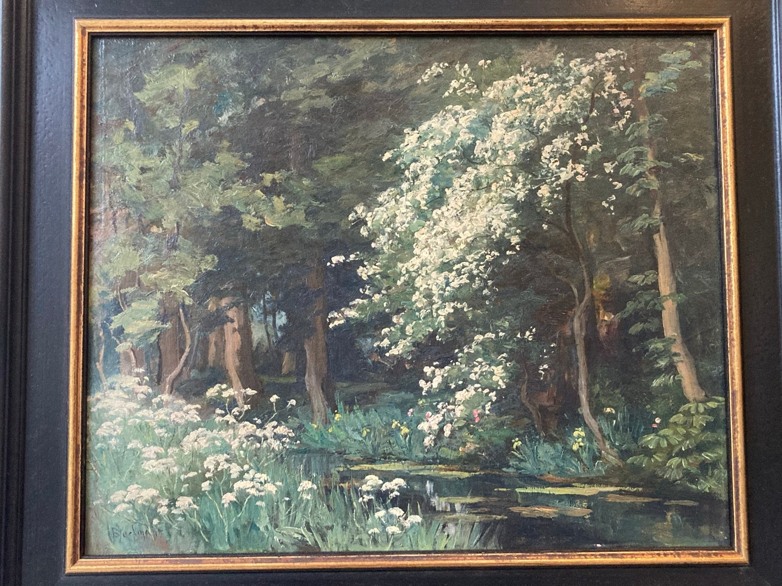 Olieverf schilderij - Wilhelm Bleckmann, Ophalen
