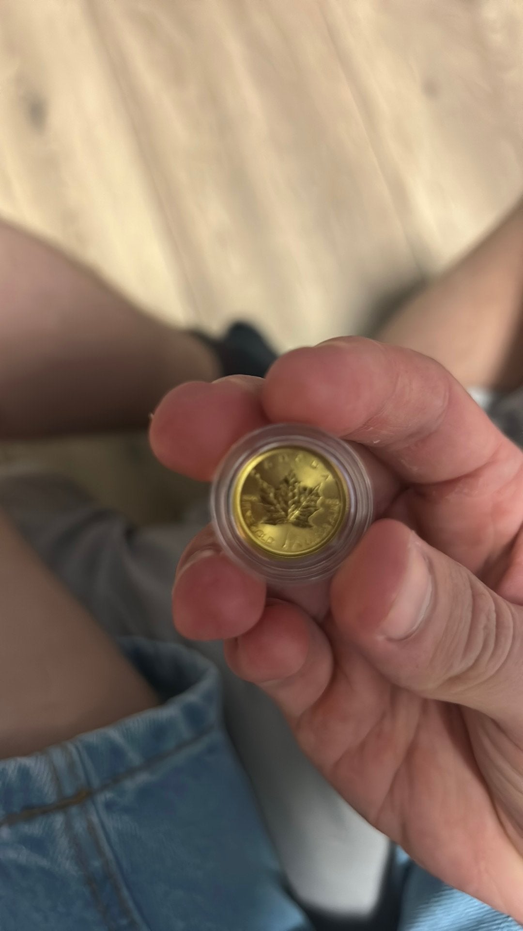 1/10 oz goud maple leaf, Ophalen of Verzenden, Goud
