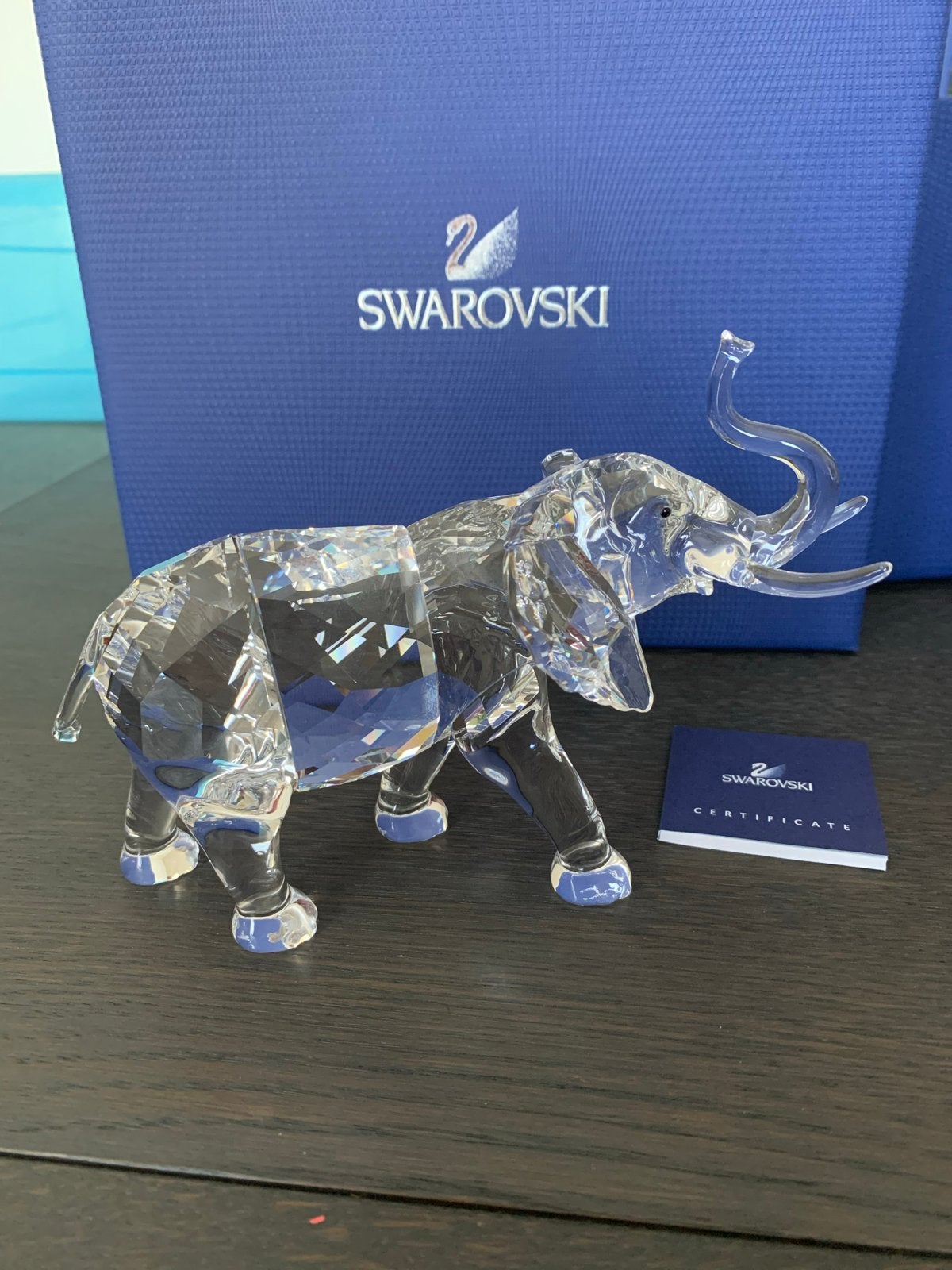 Swarovski Kristal Olifant - Nieuw in Doos, Ophalen of Verzenden, Nieuw, Figuurtje