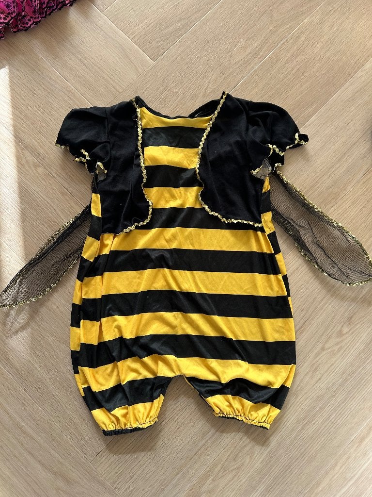 Verkleedkleren bij bijenpak maat 92/98 halloween, Kinderen en Baby's, Ophalen of Verzenden, Gebruikt, 104 of kleiner, Jongen of Meisje