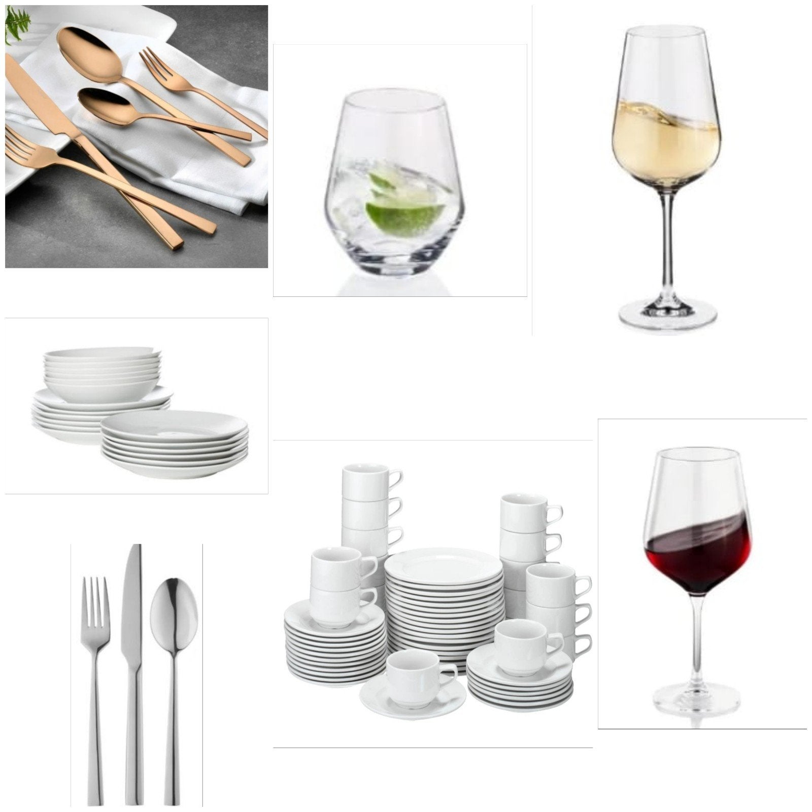 Servies, glas & bestek te HUUR, Ophalen, Zo goed als nieuw, Overige