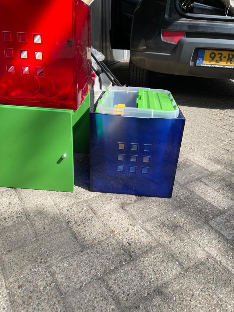 Ikea KALLAX inzet + LEKMANN BAKKEN, Ophalen