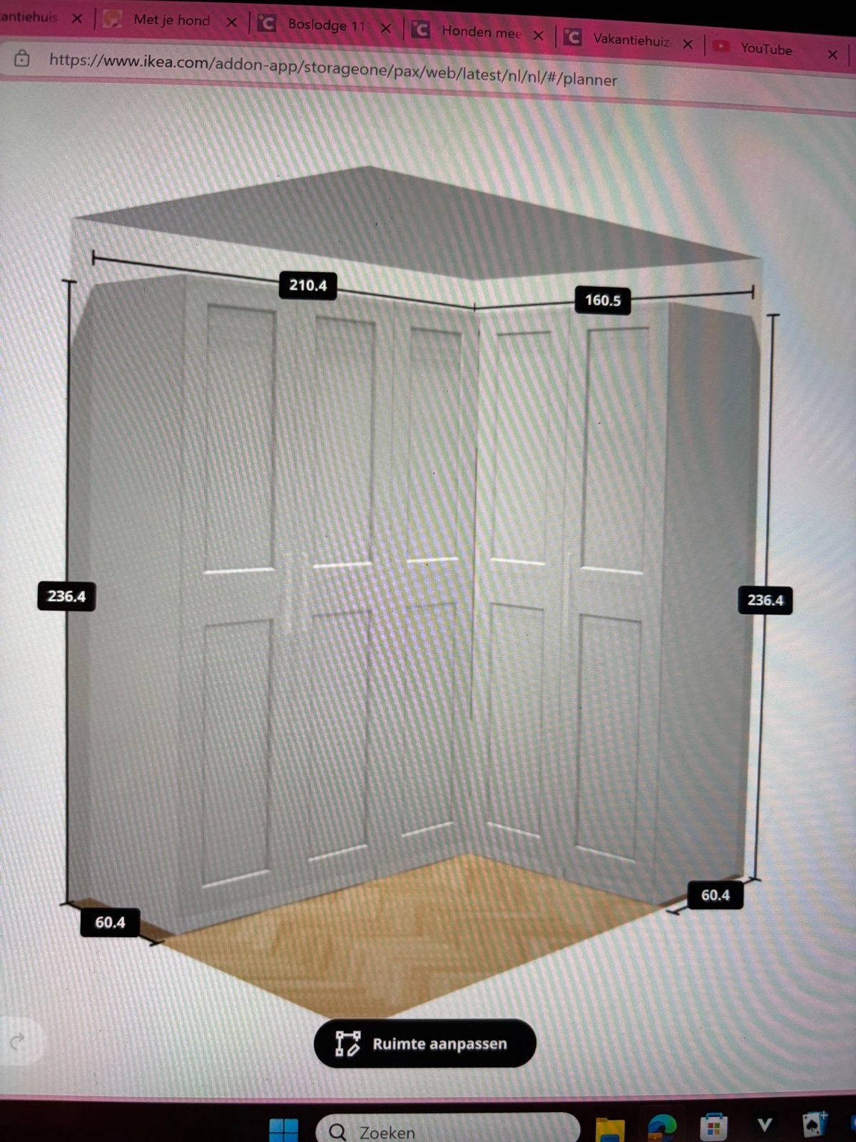 Zo goed als nieuwe IKEA Pax hoekkast (wit), Huis en Inrichting, Kasten | Kledingkasten, Ophalen, 200 cm of meer, Zo goed als nieuw