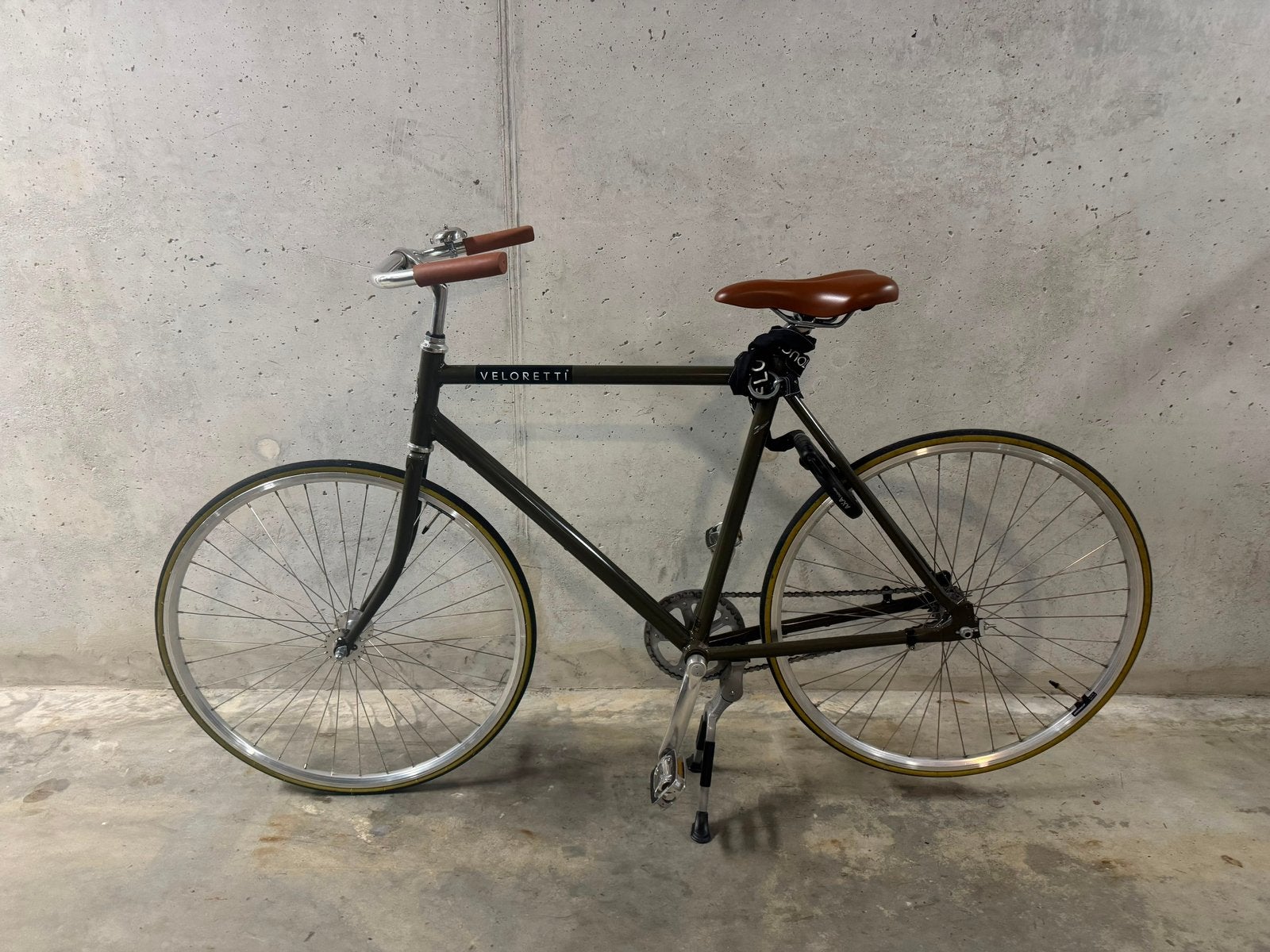 Veloretti Berlin Rover Green 57cm, licht gebruikt, Terugtraprem, Gebruikt, 57 tot 61 cm, Ophalen
