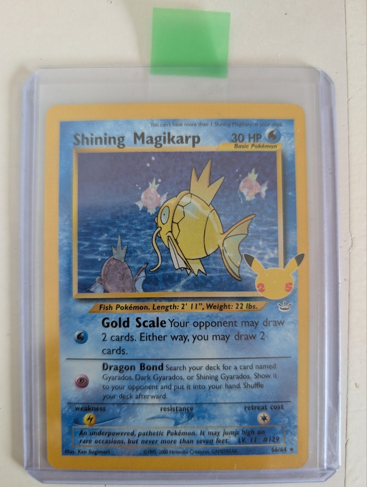 Shining Magikarp Celebrations 66/64, Ophalen of Verzenden