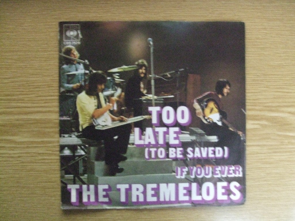 THE TREMELOES     TOO LATE / IF YOU EVER, 7 inch, Ophalen of Verzenden, Zo goed als nieuw, Pop