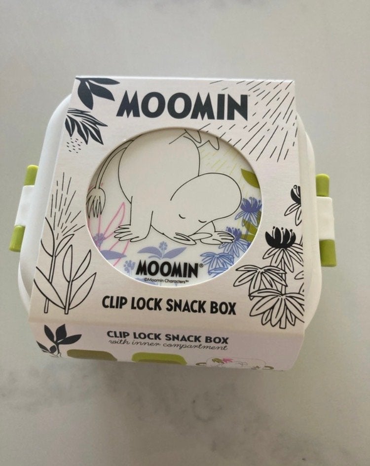 Moomin Snackbox met clipsluiting en binnenvak, Ilewap, Kunststof, Nieuw, Ophalen of Verzenden