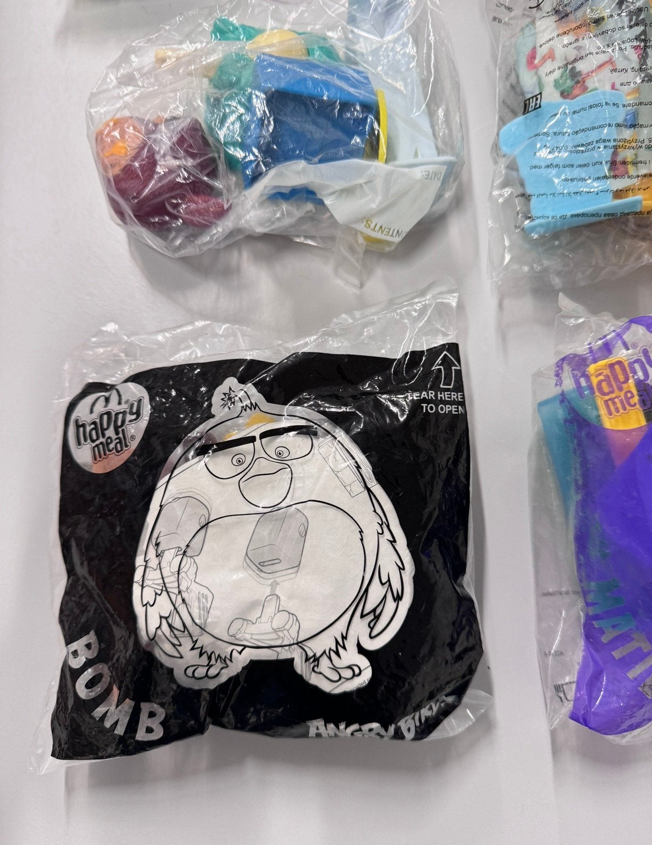 11x Vintage Happy meal McDonalds - speeltjes Angry Birds, Nieuw, Ophalen of Verzenden, H, H