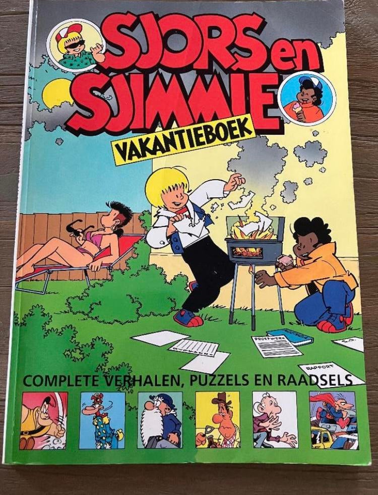 Leuke Sjors en Sjimmie Vakantieboek, Eén stripboek, Ophalen of Verzenden, Zo goed als nieuw