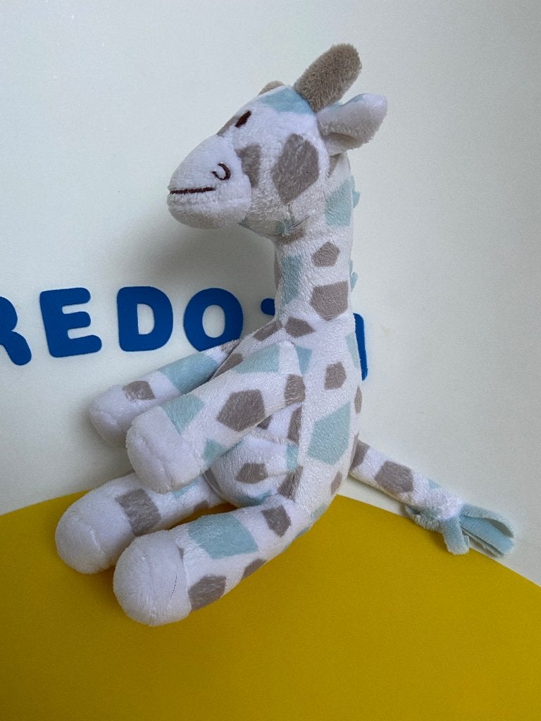 K3997 happy horse giraf giraffe grijs blauw, Ophalen of Verzenden, Zo goed als nieuw, Overige typen