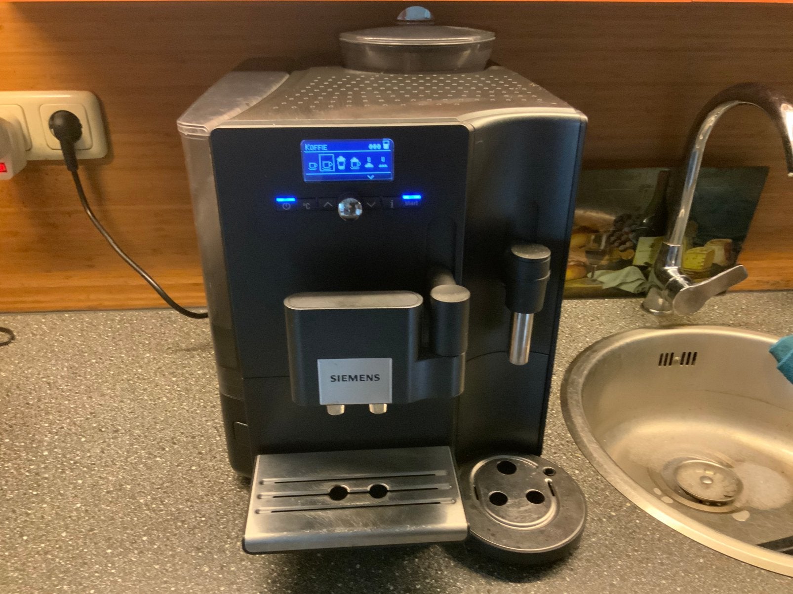 Siemens koffiemachine, Ophalen, Gebruikt, Koffiebonen, Siemens
