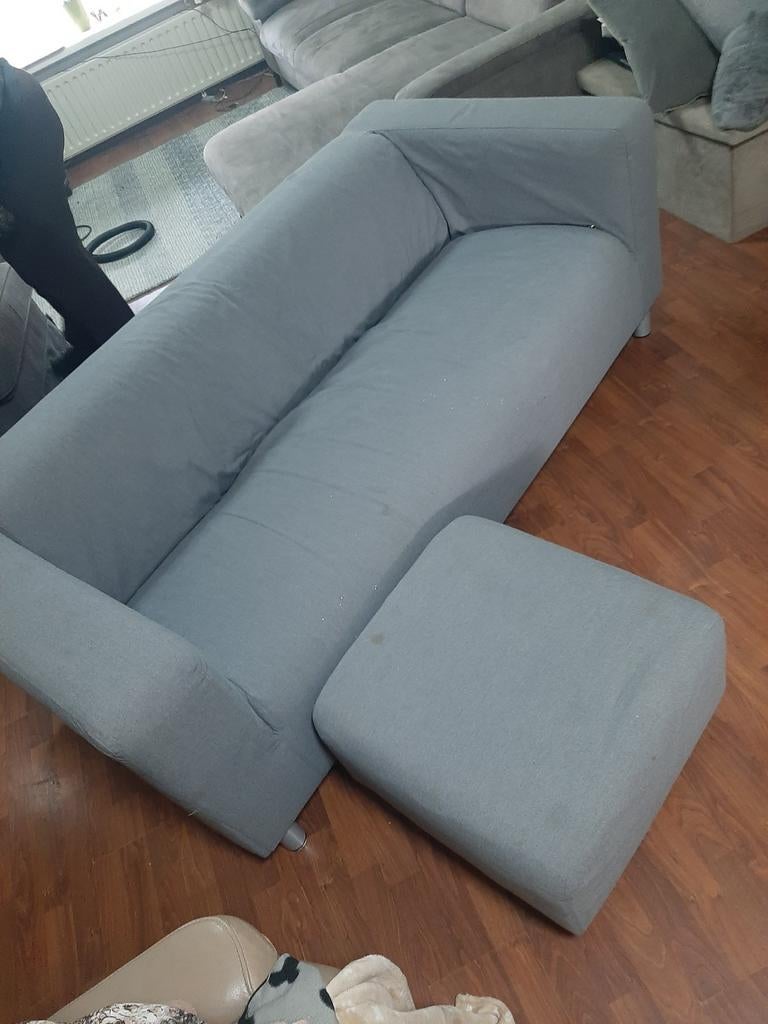 Mooie 2- of 3-zitsbank van IKEA met verwisselbare hoezen, Gebruikt, Driepersoons, Ophalen of Verzenden, Rechte bank