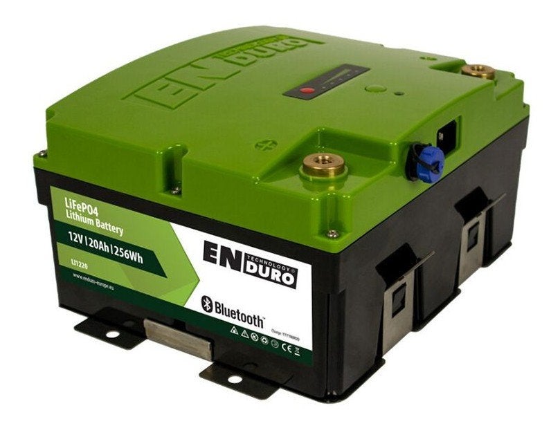 Enduro Lithium LiFePO4 Accu LI1220BT 20Ah met Lader, Caravans en Kamperen, Caravan accessoires, Nieuw, Ophalen of Verzenden