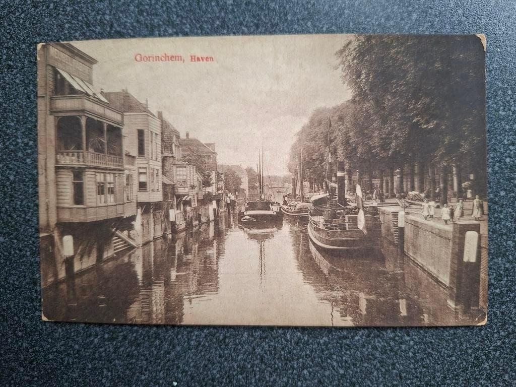 Gorinchem Haven 1914, Ophalen of Verzenden, Voor 1920, Gelopen, Zuid-Holland