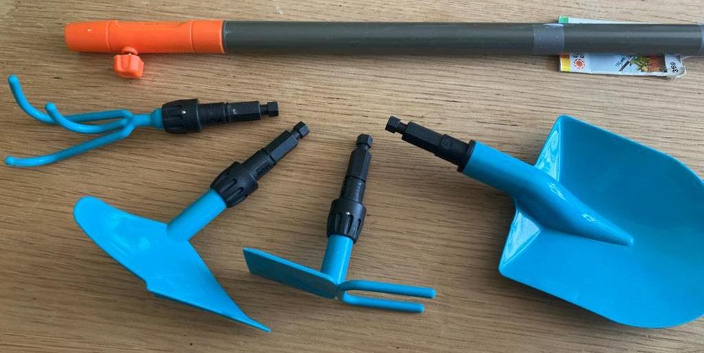 nieuw kinderGARDENA combisystem tuingereedschap kind set, Ophalen, Nieuw, Hark