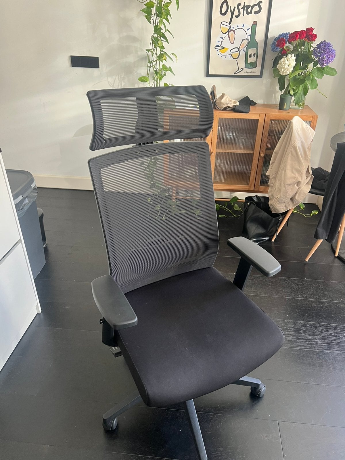 SONGMICS Office Chair, Ophalen, Gebruikt, Zwart, Bureaustoel