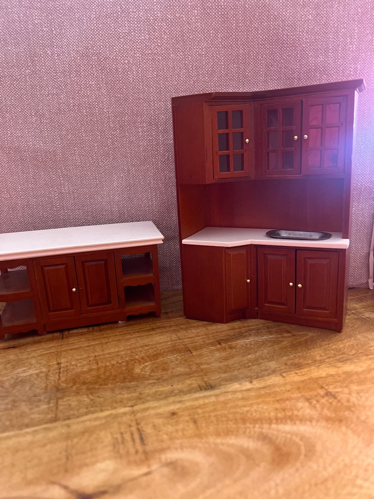 Poppenhuis Keuken Set 1:12 - Miniatuur Meubels, Ophalen of Verzenden, Gebruikt, Poppenhuis