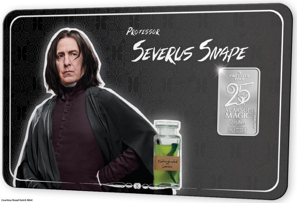 Nederland: '25 Years of Magic' versie Severus Sneep Ag 0,999, Postzegels en Munten, Setje, Zilver, Overige landen, Overige waardes