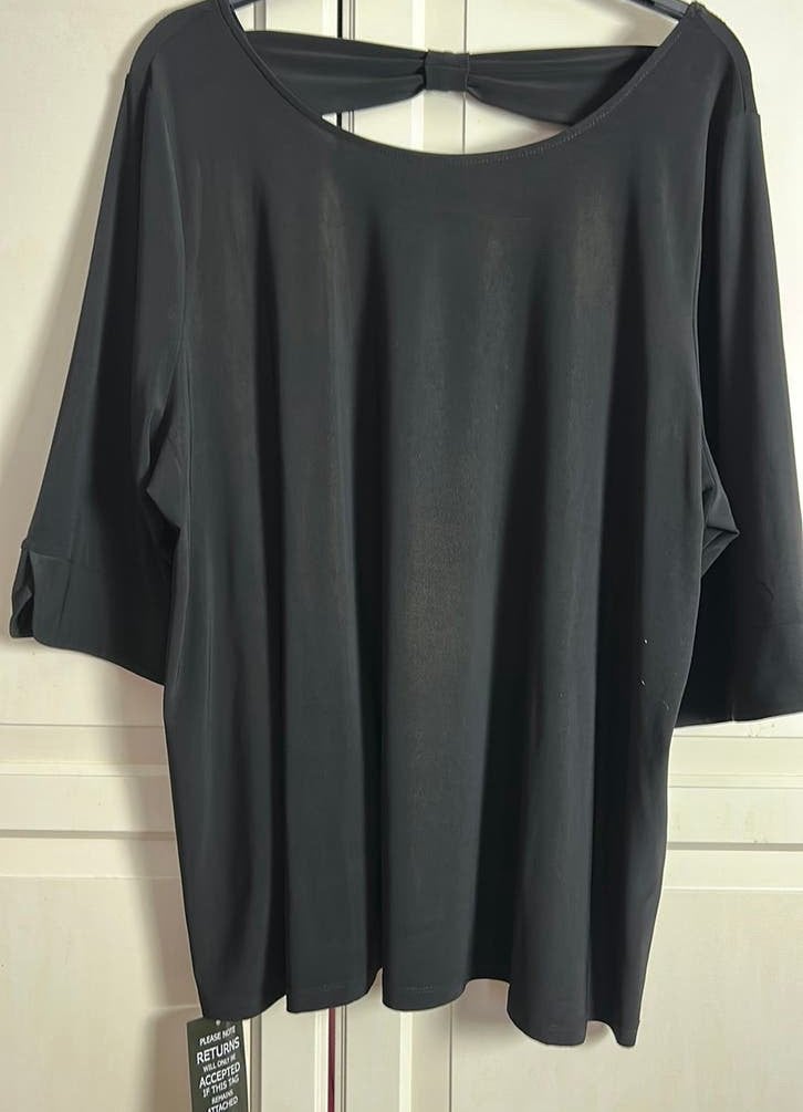 Yoek Apart stretch shirt 54 (XXL), Ophalen of Verzenden, Zo goed als nieuw, Zwart, Shirt of Top
