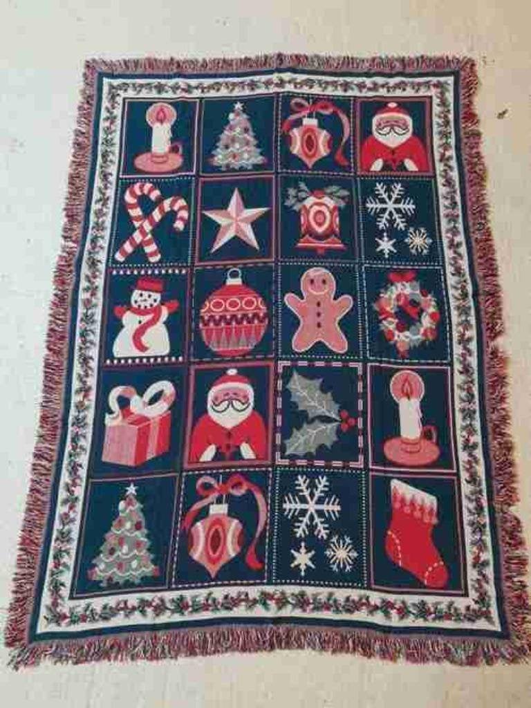 Groot geruite kerstplaid reversibel 168/120, Djt@dejuistetoon.eu, Ophalen of Verzenden, Zo goed als nieuw, Mon Plaisir 19, Etten-Leur, Netherlands