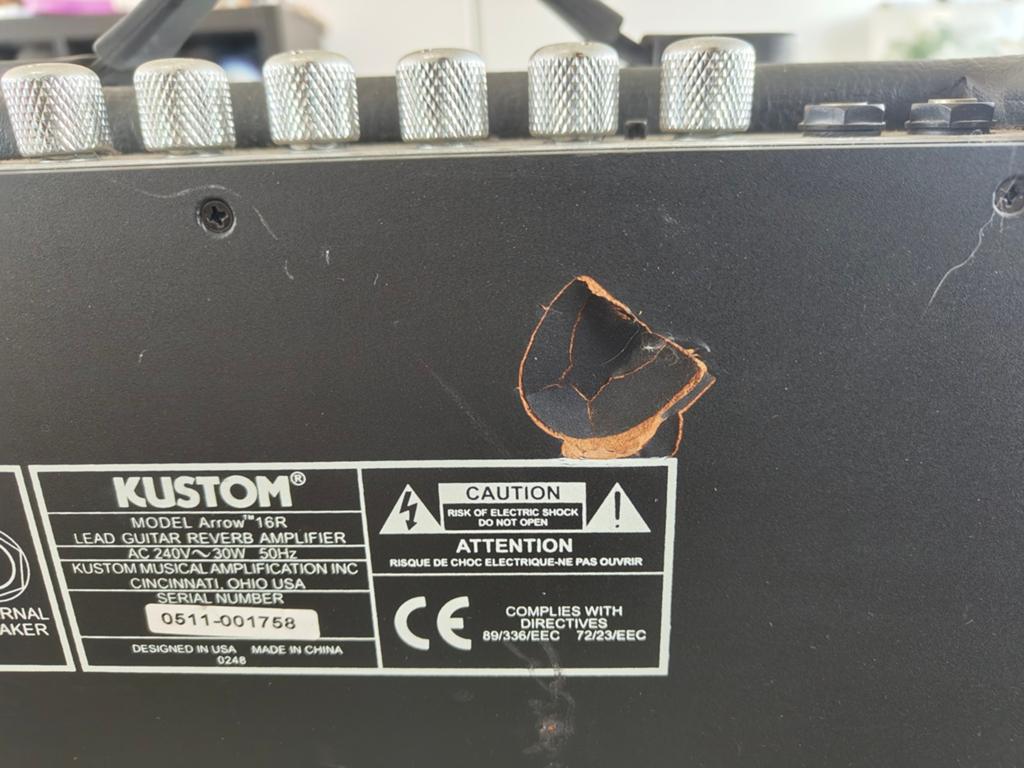 Kustom Arrow 16R Gitaarversterker - 30W Reverb, Ophalen, Gebruikt, Gitaar, Minder dan 50 watt