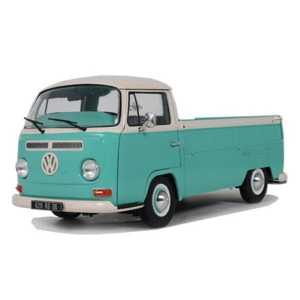 Volkswagen T2 Pick up 1968 Turquoise Wit Schaal 1/18 Solido, Solido, Auto, Solido, Nieuw