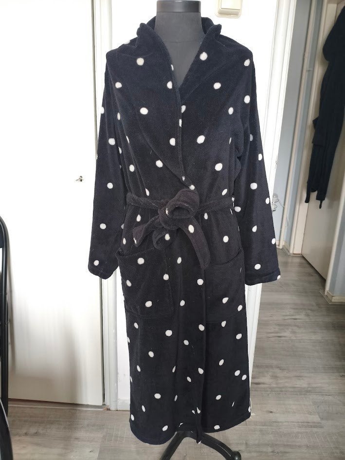 Ten Cate dames fleece badjas polkadot print, Ten Cate, Ophalen of Verzenden, Zo goed als nieuw, Maat 36 (S)