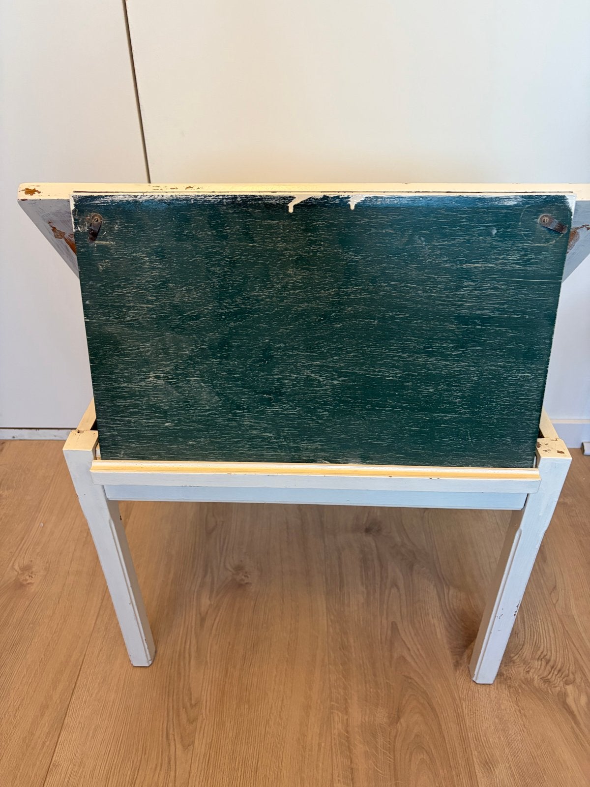Uniek Vintage kinder schoolbankje - opknapproject, Ophalen