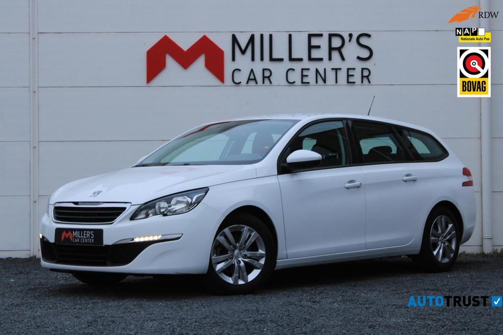 Peugeot 308 SW 1.6 BlueHDI DISTR VV TREKHAAK PDC NAVI ORG NL, Auto's, Voorwielaandrijving, Stof, Gebruikt, 4 cilinders