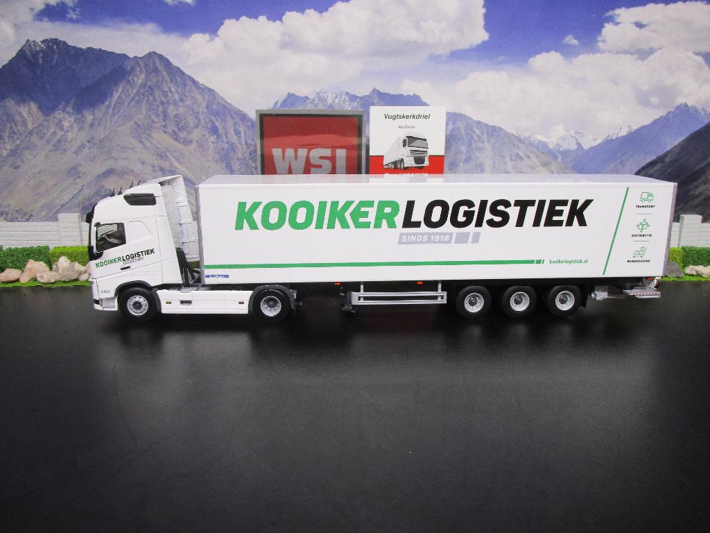 Wsi 01-4226 Volvo FH4 Globetrotter , Kooiker Logistiek, Hobby en Vrije tijd, Modelauto's | 1:50, Ophalen, Nieuw, Bus of Vrachtwagen