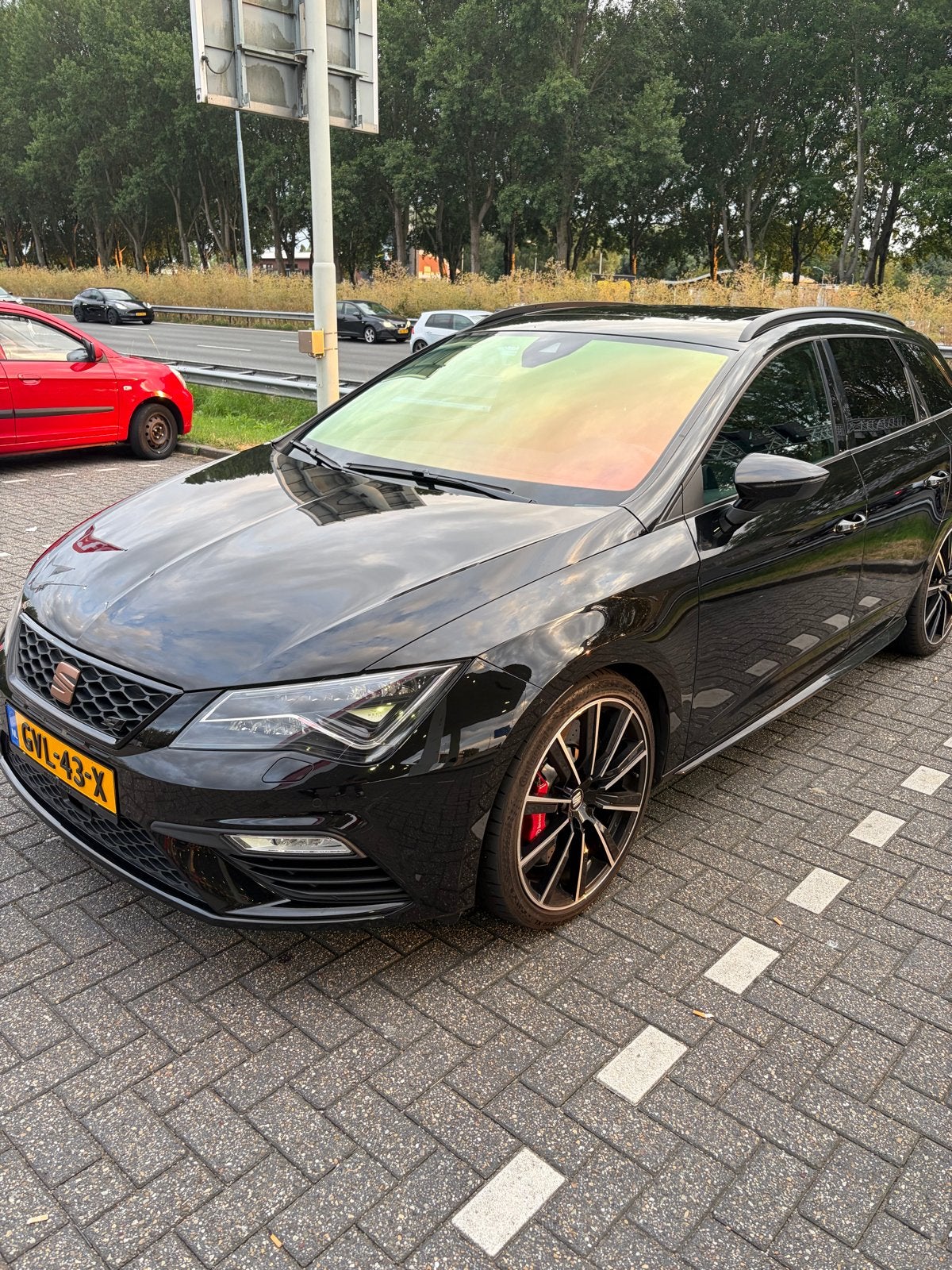 Seat Leon 2.0 TSI 300PK Dsg-6 4DRIVE 2018 Zwart Performance, Auto's, Seat, Automaat, 1750 kg, 4 cilinders, 1984 cc