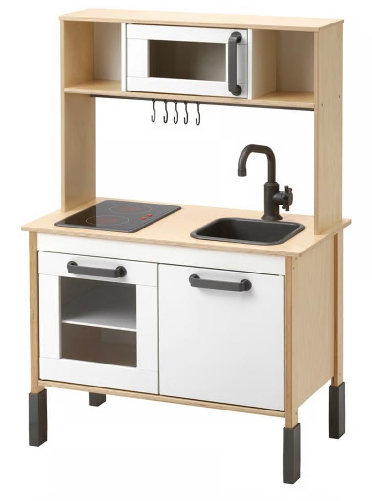 IKEA Duktig Speelkeuken met accessoires, Huis en Inrichting, Keuken | Complete keukens, Ophalen, Zo goed als nieuw, Wit, Overige typen