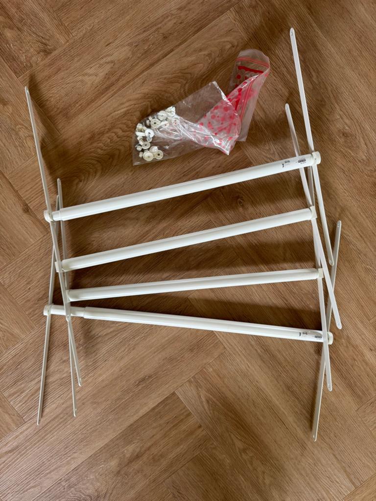Ikea Hjalpa ophangrails en roedes, Ophalen, Gebruikt