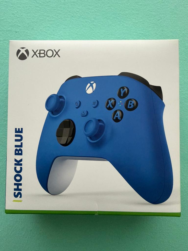 Xbox draadloze controller - Shock Blue, Xbox Series S, Ophalen of Verzenden, Zo goed als nieuw, Controller