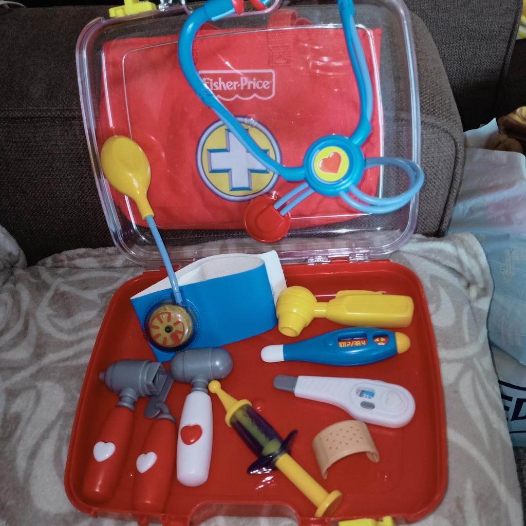 Fisher price doktersaet., Kinderen en Baby's, Speelgoed | Fisher-Price, Ophalen of Verzenden, Zo goed als nieuw, Speelset