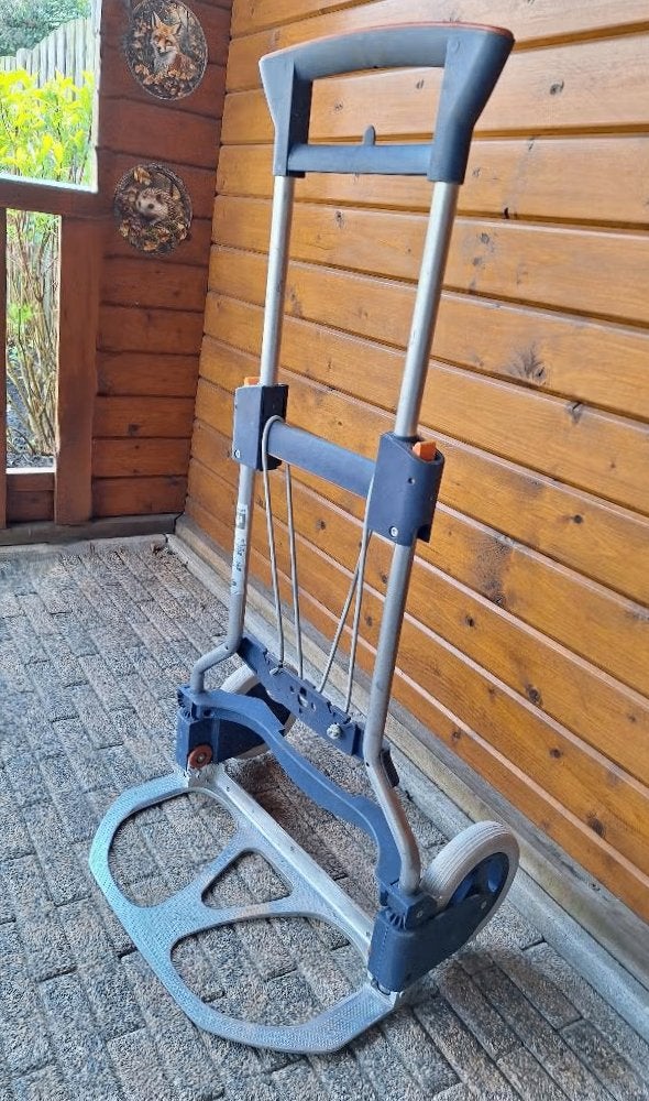 Z.g.a.n BRAUCKE RUXXAC-CART INKLAPBARE STEEKWAGEN 125 kg, 100 liter of meer, Ophalen, Zo goed als nieuw, Steekwagen