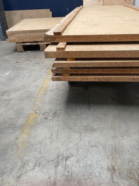Houten platen gratis, Doe-het-zelf en Verbouw, Ophalen, Gebruikt, 25 tot 50 mm, 200 tot 250 cm