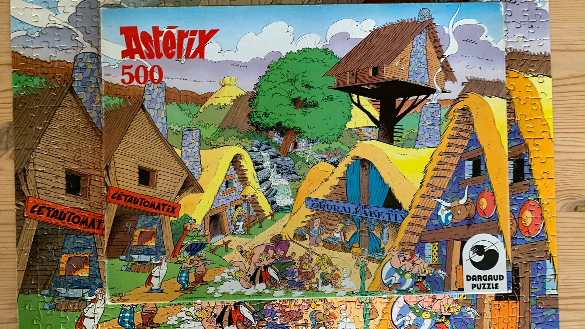 Asterix en Obelix puzzel van 500 stukjes, Ophalen of Verzenden, 500 t/m 1500 stukjes, Gebruikt, Legpuzzel