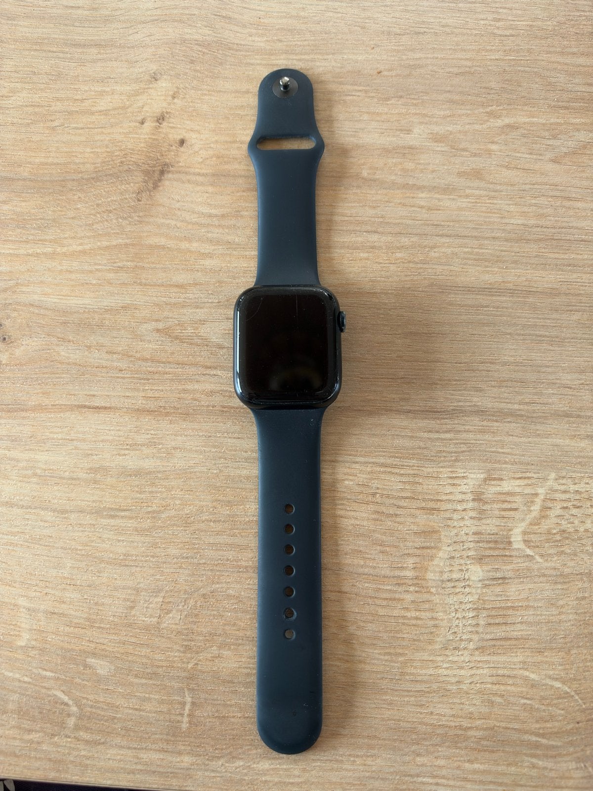 Apple Watch Series 9 45mm midnight M/L, alles aanwezig, Zwart, IOS, Ophalen of Verzenden, Waterdicht
