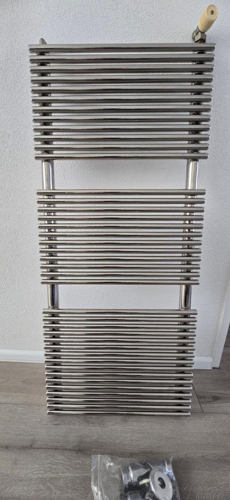 Chroom handdoekradiator, Radiator, Minder dan 60 cm, Ophalen of Verzenden, Zo goed als nieuw
