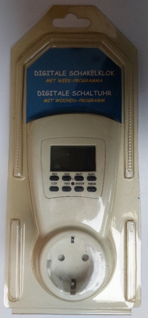 Digitale Schakelklok met weekprogramma (nieuw in verpakking), Ophalen of Verzenden, Nieuw, Stopcontact
