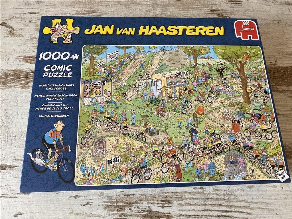 Jan van Haasteren - wereldkampioenschappen veldrijden 1000 s, Verzenden, 500 t/m 1500 stukjes, Zo goed als nieuw