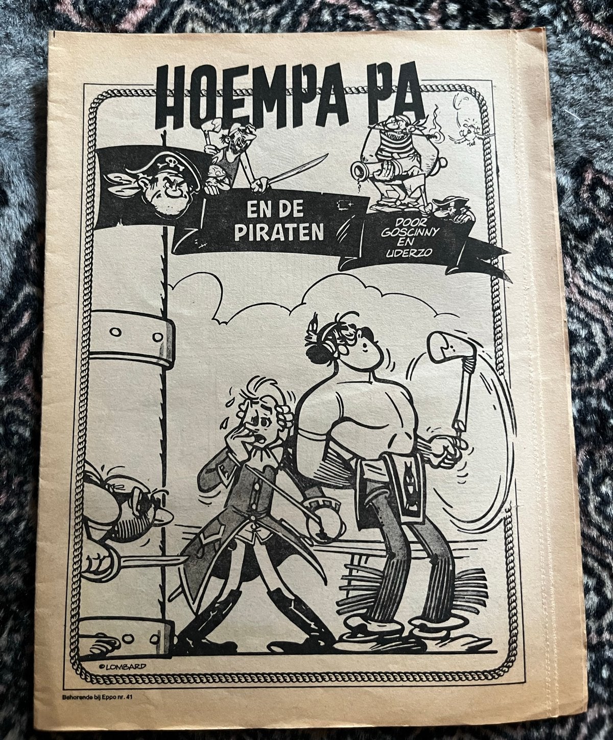 Hoempa Pa en de Piraten - Lombard stripboek, Eén stripboek, Ophalen, Gelezen